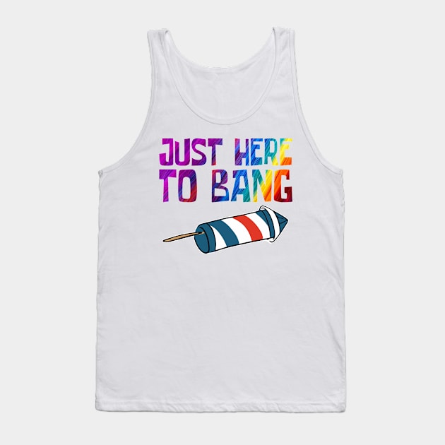 Just Here to Bang Tank Top by CF.LAB.DESIGN